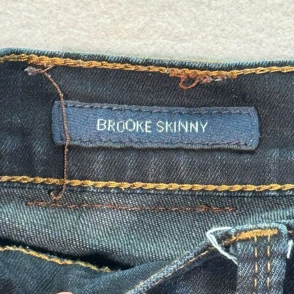 Lucky Brand Jeans Womens 6/28‎ Blue Brooke Skinny Dark Mid Rise Stretch Denim - Picture 3 of 12